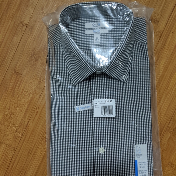 croft & barrow Other - SOLD BN Croft & Barrow Black & White Long-Sleeve Shirt